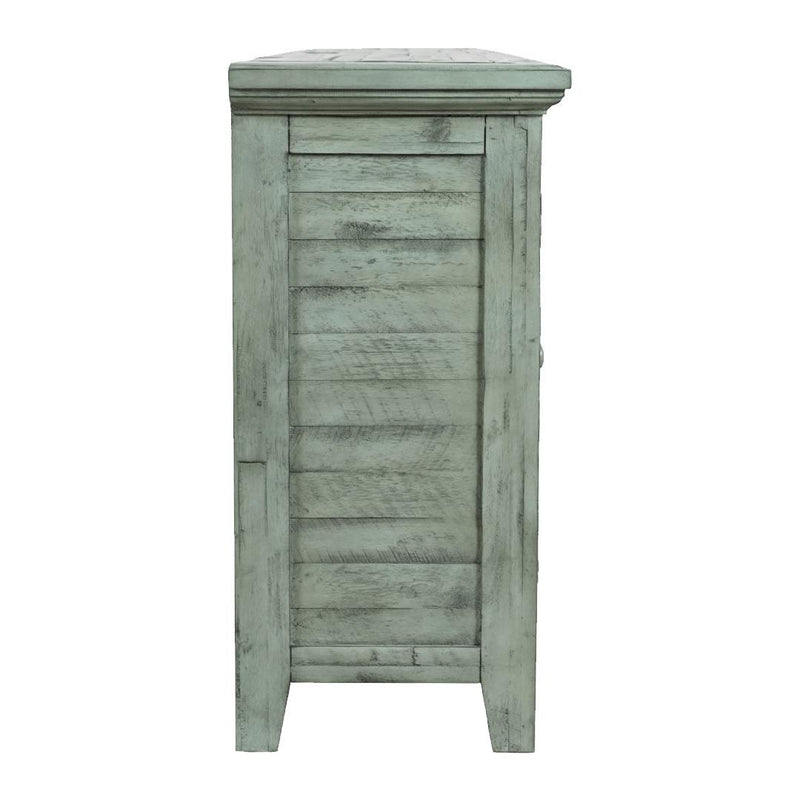 Jofran Rustic Shores 1615-7032 6-Door Low Accent Cabinet - Surfside IMAGE 4