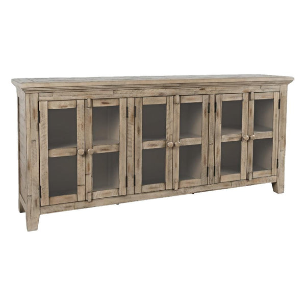 Jofran Rustic Shores 1620-7032 6-Door Low Accent Cabinet - Watch Hill IMAGE 1
