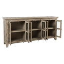 Jofran Rustic Shores 1620-7032 6-Door Low Accent Cabinet - Watch Hill IMAGE 2