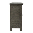 Jofran Rustic Shores 2130-7032 6-Door Low Accent Cabinet - Stone IMAGE 4