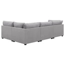 Coaster Furniture Cambria 551511-S4B 4 pc Upholstered Modular Sectional - Grey IMAGE 4
