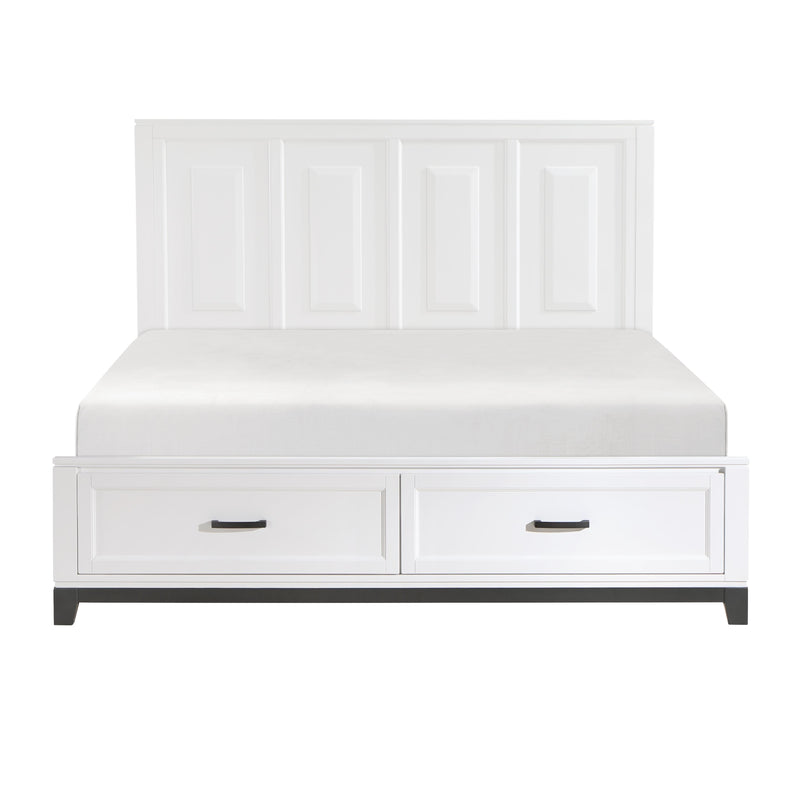 Homelegance Garretson 1450WHK-1CK* California King Platform Bed with Footboard Storage IMAGE 1