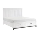 Homelegance Garretson 1450WHK-1CK* California King Platform Bed with Footboard Storage IMAGE 3