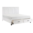 Homelegance Garretson 1450WHK-1CK* California King Platform Bed with Footboard Storage IMAGE 5