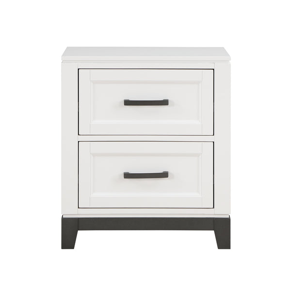 Homelegance Garretson 1450WH-4 Night Stand IMAGE 1