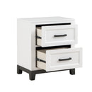 Homelegance Garretson 1450WH-4 Night Stand IMAGE 3