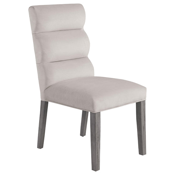 Coaster Furniture Carla 106683 Velvet Upholstered Dining Side Chair - Stone IMAGE 1