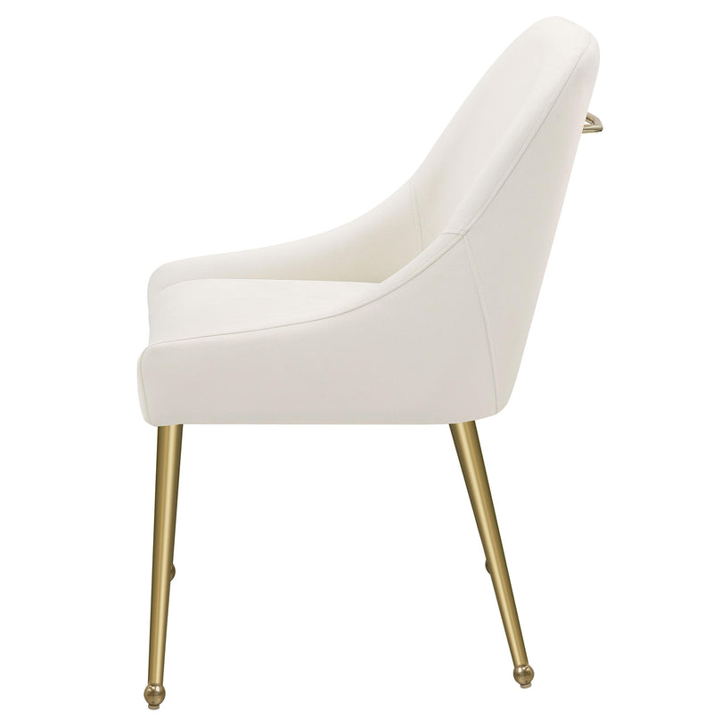 Coaster Furniture Mayette 107562 Upholstered Dining Side Chair - Ivory IMAGE 5