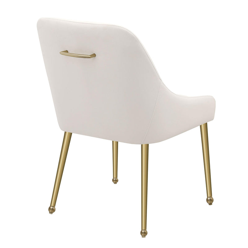 Coaster Furniture Mayette 107562 Upholstered Dining Side Chair - Ivory IMAGE 7