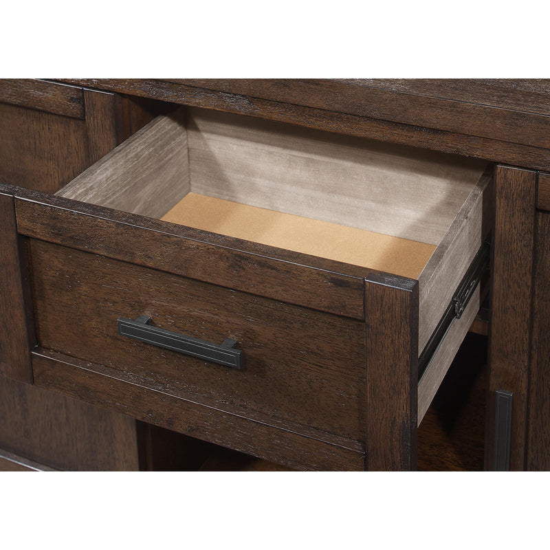 Coaster Furniture Reynolds 107595 2-door Sideboard Buffet Storage Cabinet - Brown Oak IMAGE 12