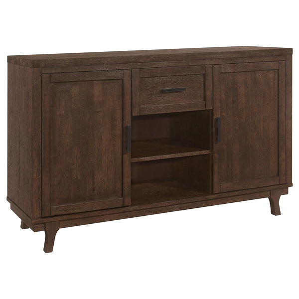 Coaster Furniture Reynolds 107595 2-door Sideboard Buffet Storage Cabinet - Brown Oak IMAGE 1
