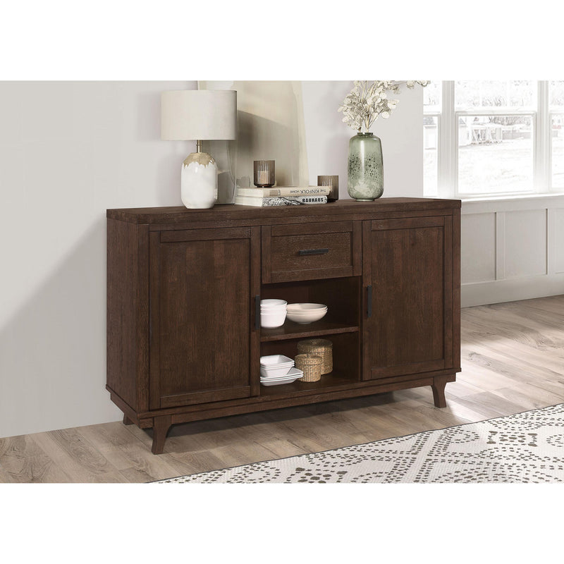 Coaster Furniture Reynolds 107595 2-door Sideboard Buffet Storage Cabinet - Brown Oak IMAGE 2