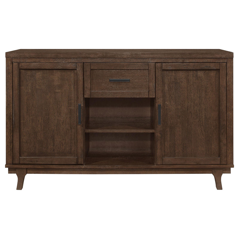 Coaster Furniture Reynolds 107595 2-door Sideboard Buffet Storage Cabinet - Brown Oak IMAGE 3