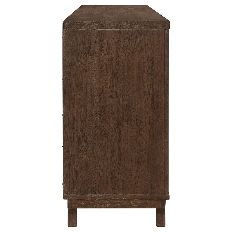 Coaster Furniture Reynolds 107595 2-door Sideboard Buffet Storage Cabinet - Brown Oak IMAGE 6