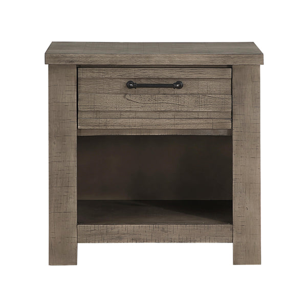 Homelegance Longview 1498GY-4 Night Stand IMAGE 1