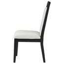 Coaster Furniture Brookmead 108232 Wood Dining Side Chair - Ivory and Black IMAGE 5