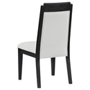 Coaster Furniture Brookmead 108232 Wood Dining Side Chair - Ivory and Black IMAGE 6