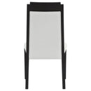 Coaster Furniture Brookmead 108232 Wood Dining Side Chair - Ivory and Black IMAGE 7