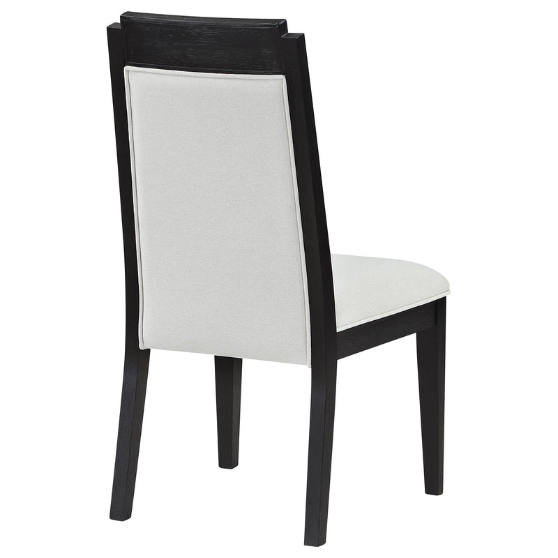 Coaster Furniture Brookmead 108232 Wood Dining Side Chair - Ivory and Black IMAGE 8