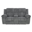 Signature Design by Ashley Tip-Off 6930418 Power Reclining Loveseat with Console and Adjustable Headrest IMAGE 3