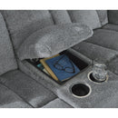 Signature Design by Ashley Tip-Off 6930418 Power Reclining Loveseat with Console and Adjustable Headrest IMAGE 8
