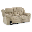 Signature Design by Ashley Tip-Off 6930518 Power Reclining Loveseat with Console and Adjustable Headrest IMAGE 3