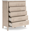 Signature Design by Ashley Cadmori B2615-345 Five Drawer Wide Chest IMAGE 2