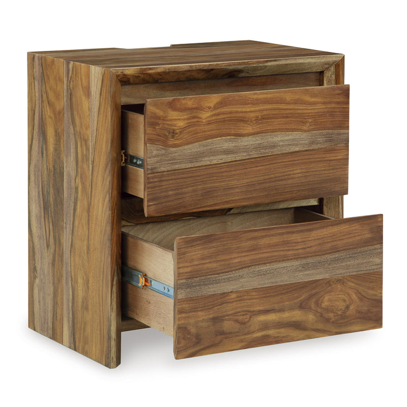Signature Design by Ashley Dressonni B790-92 Two Drawer Night Stand IMAGE 2