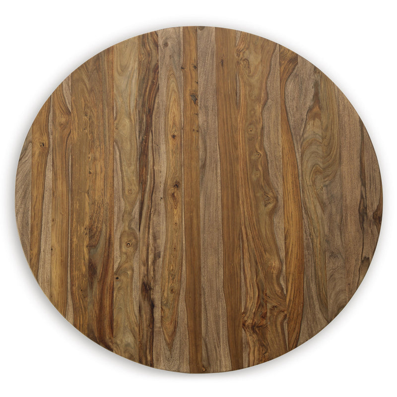 Signature Design by Ashley Dressonni D790-50 Round Dining Room Table IMAGE 2