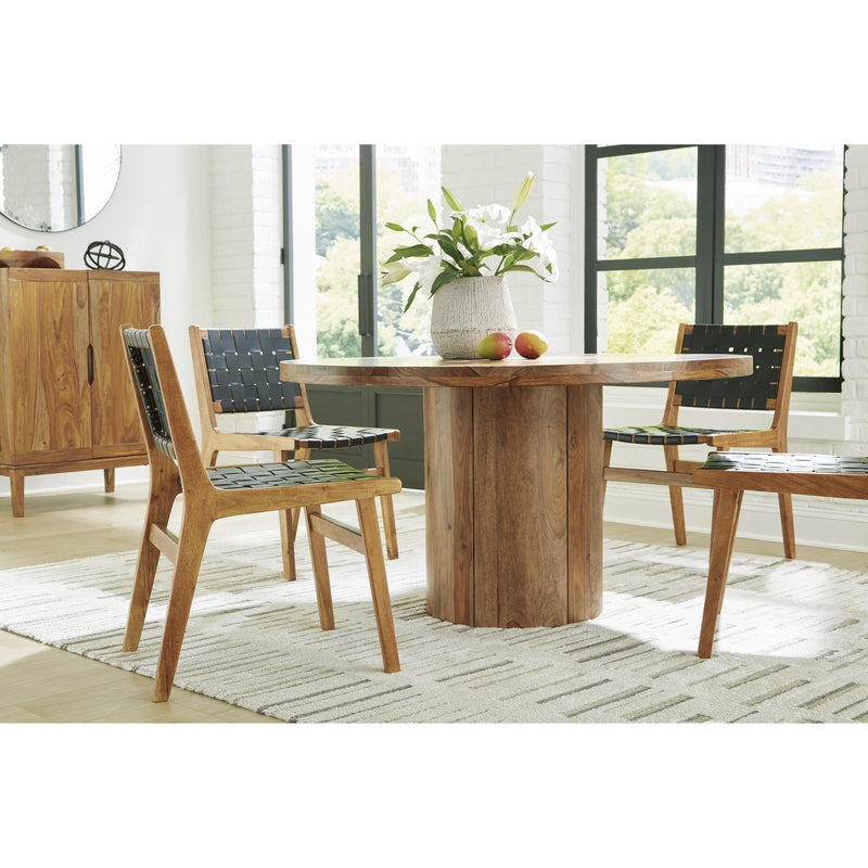 Signature Design by Ashley Dressonni D790-50 Round Dining Room Table IMAGE 5