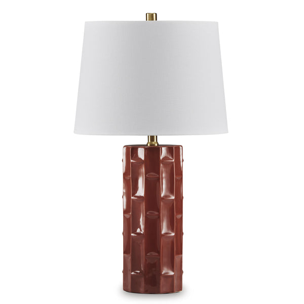 Signature Design by Ashley Jacemour L178014 Ceramic Table Lamp IMAGE 1