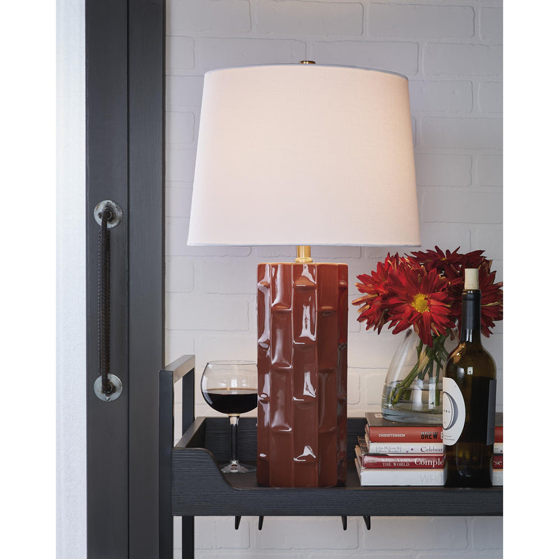 Signature Design by Ashley Jacemour L178014 Ceramic Table Lamp IMAGE 2