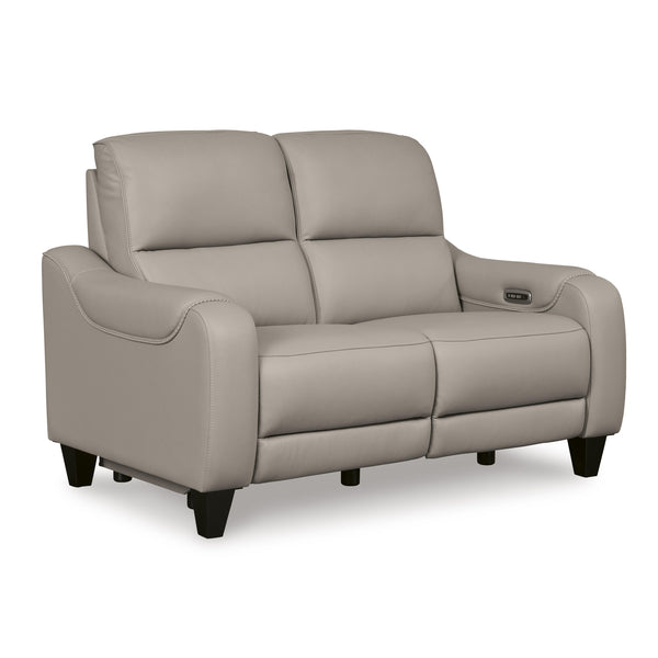 Signature Design by Ashley Mercomatic U7531214 Power Reclining Loveseat with Adjustable Headrest IMAGE 1