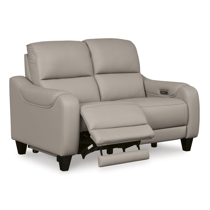 Signature Design by Ashley Mercomatic U7531214 Power Reclining Loveseat with Adjustable Headrest IMAGE 2