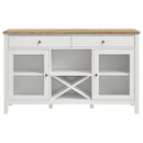 Coaster Furniture Hollis 122245 2-door Dining Sideboard Buffet Storage Cabinet - White IMAGE 3