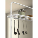 Coaster Furniture Edgeworth 122246 itchen Island Counter Table with Pot Rack - White IMAGE 13