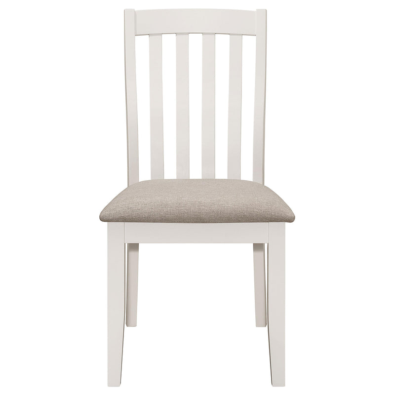 Coaster Furniture Nogales 122302 Wood Dining Side Chair - Off White IMAGE 3