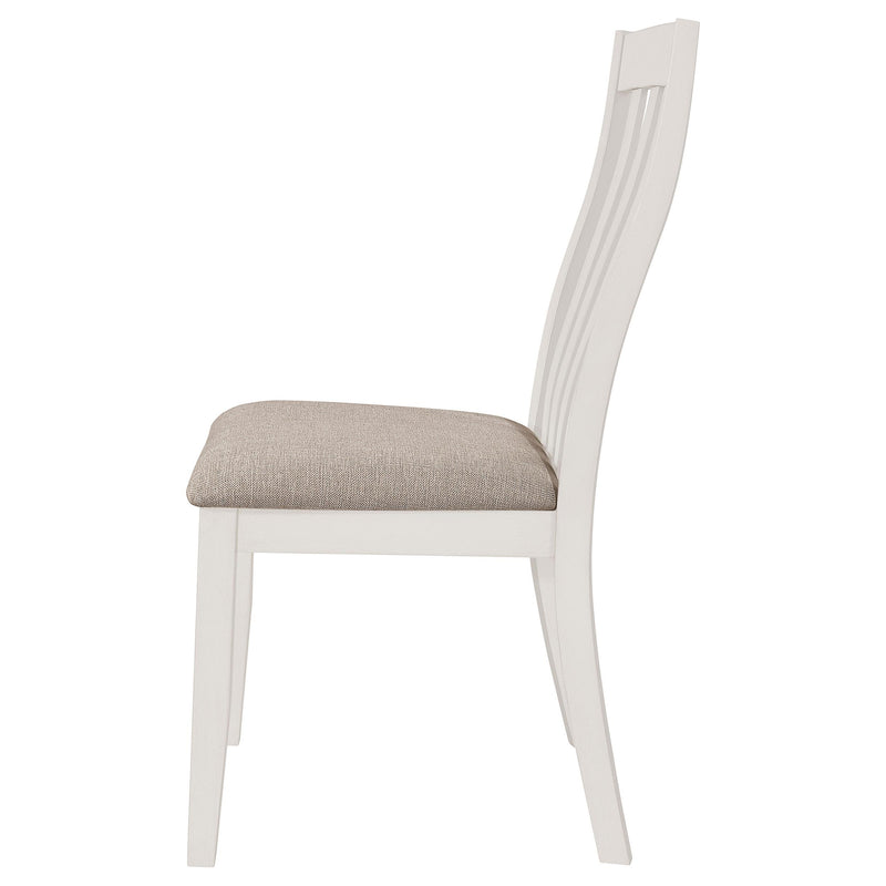 Coaster Furniture Nogales 122302 Wood Dining Side Chair - Off White IMAGE 5
