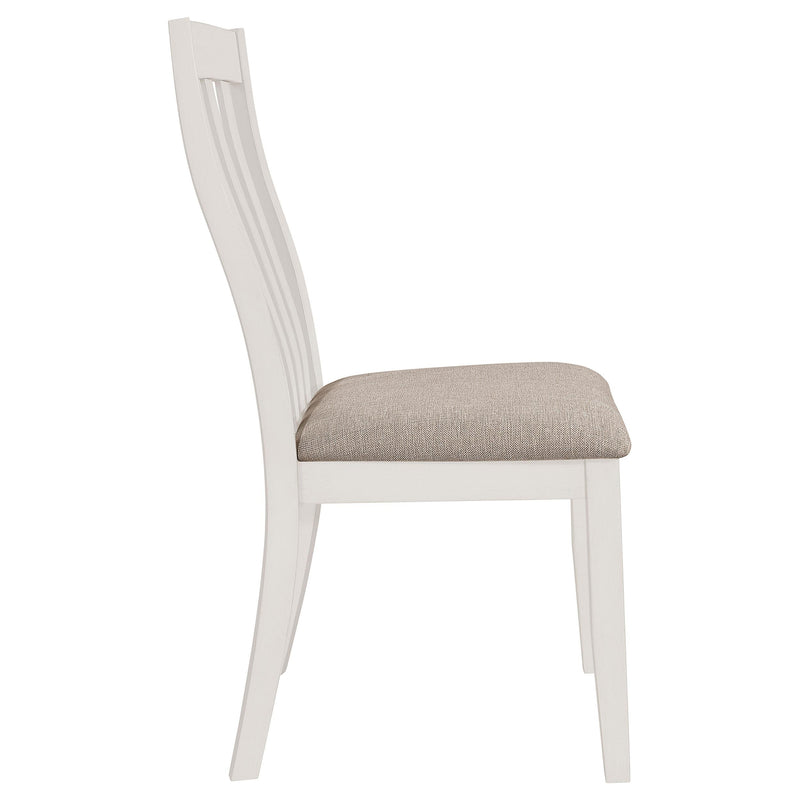 Coaster Furniture Nogales 122302 Wood Dining Side Chair - Off White IMAGE 7