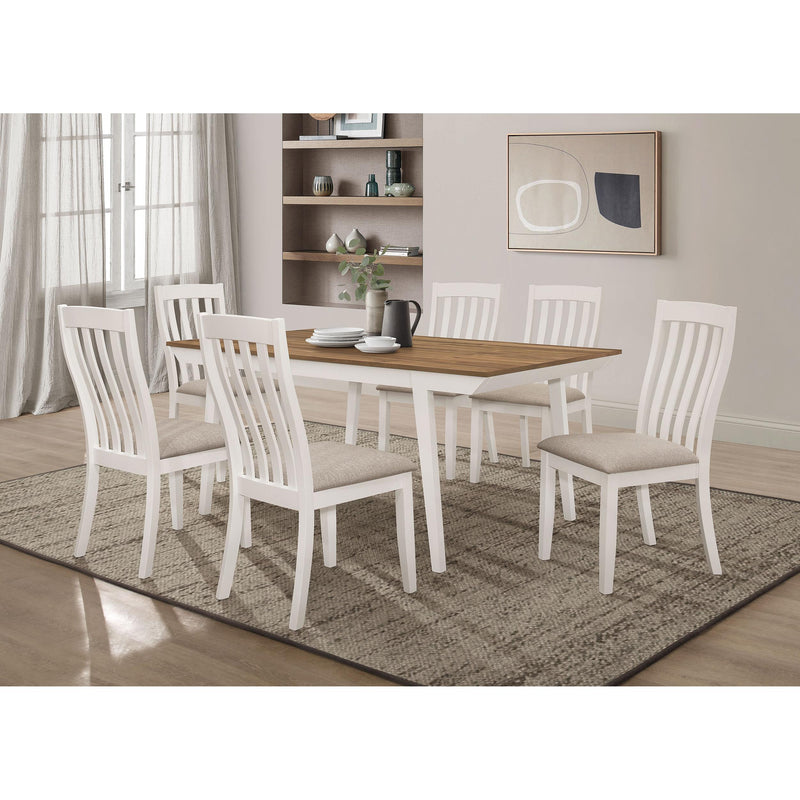Coaster Furniture Nogales 122302 Wood Dining Side Chair - Off White IMAGE 9