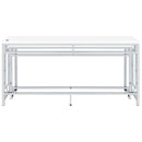 Coaster Furniture Jackson 182715 5-piece Multipurpose Counter Height Table Set - White IMAGE 8