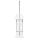 Coaster Furniture Risley 182798 2-door Circular LED Home Bar Cabinet - White High Gloss IMAGE 14