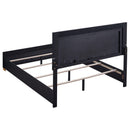 Coaster Furniture Marceline 222831Q Wood Queen LED Panel Bed - Black IMAGE 3