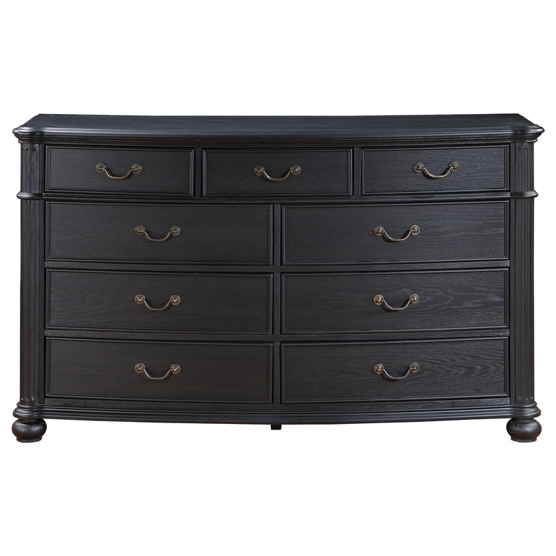 Coaster Furniture Celina 224763 9-Drawer Dresser - Black IMAGE 2