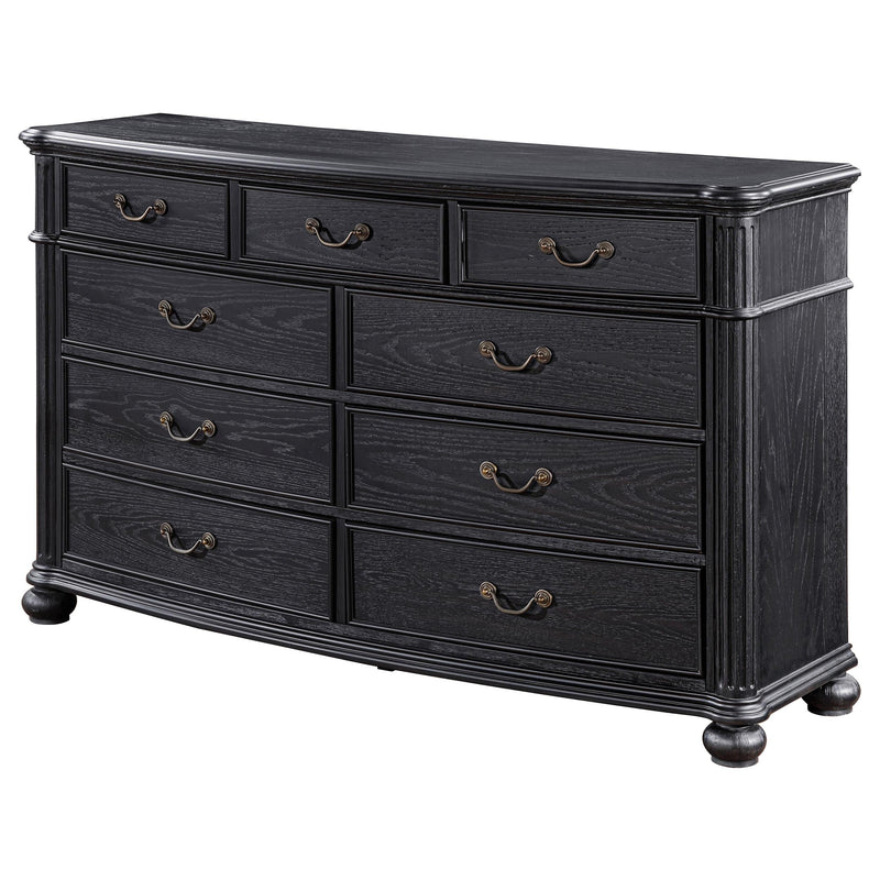 Coaster Furniture Celina 224763 9-Drawer Dresser - Black IMAGE 3