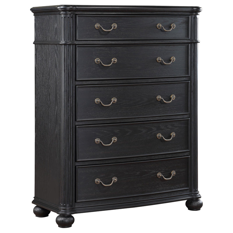 Coaster Furniture Celina 224765 5-Drawer Bedroom Chest - Black IMAGE 1