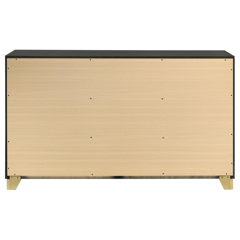 Coaster Furniture Caraway 224783 6-Drawer Dresser - Black IMAGE 7
