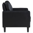 Coaster Furniture Ruth 508363 Upholstered Track Arm Accent Chair - Black IMAGE 8