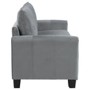 Coaster Furniture Davis 509634 Upholstered Rolled Arm Sofa - Grey IMAGE 8
