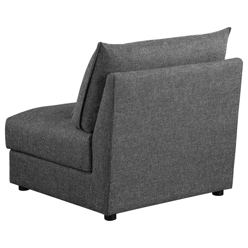 Coaster Furniture Sasha 551681-SET 6 pc Upholstered Modular Sectional - Barely Black IMAGE 12